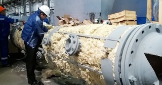 Утепление резервуаров ППУ в каменке от 771 руб/м2